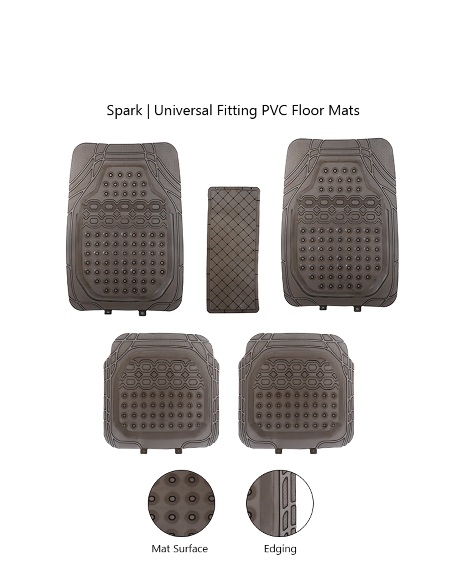 UNIVERSAL 999 PVC DIAMOND SERIES CAR FLOOR MAT – haseenmats.pk