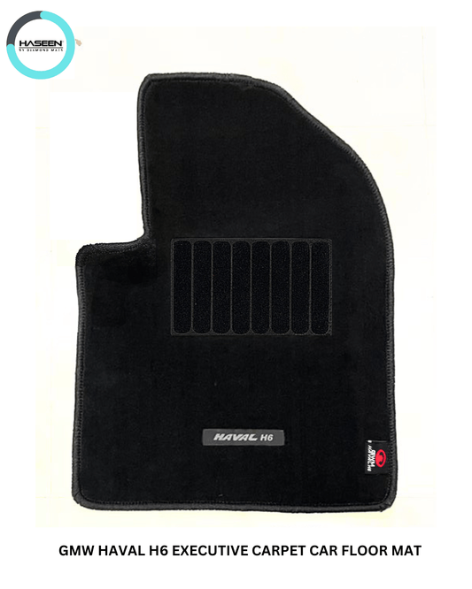 GMW HAVAL H6 2022 - 2024 NEW EXECUTIVE SIDE LOGO CARPET CAR FLOOR MAT - haseenmats.pk