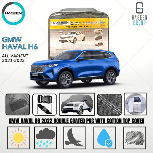 GMW HAVAL H6 2021-2024 DOUBLE COATED PVC WITH COTTON CAR COVER