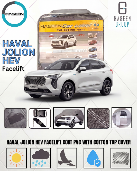 SEO-friendly ALT TEXT examples for the Haval Jolion HEV on [Shopify](https://www.shopify.com?utm_source=chatgpt.com):

* Haval Jolion HEV hybrid SUV front exterior view
* White Haval Jolion HEV parked outdoors
* Haval Jolion HEV luxury crossover side profile
* 2026 Haval Jolion HEV hybrid family SUV
* Haval Jolion HEV modern LED headlights design
* Rear view of Haval Jolion HEV crossover SUV
* Haval Jolion HEV premium interior dashboard
* Haval Jolion HEV leather seats cabin interior
* Haval Jolion HEV pano