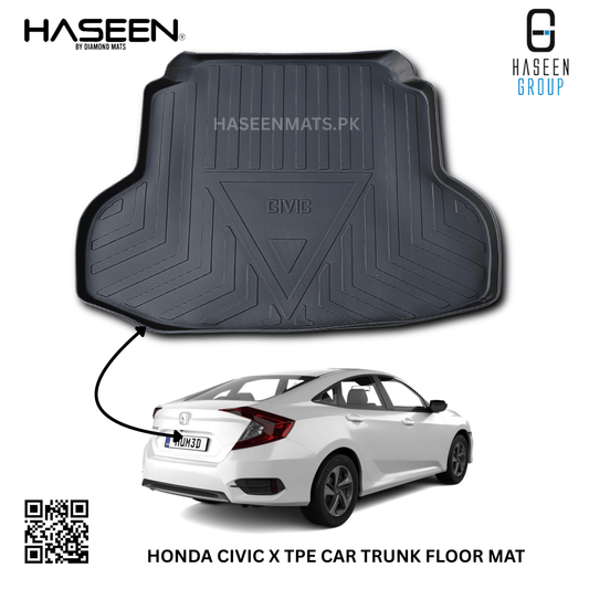 HONDA CIVIC X 2016-2021 TPE PLASTIC CAR TRUNK MAT