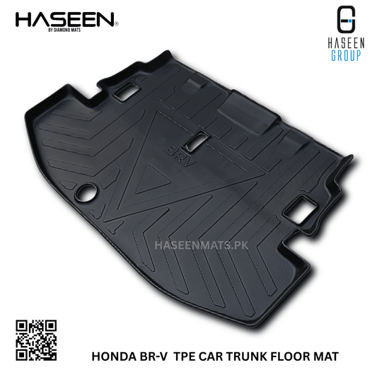 HONDA BR-V 2014-PRESENT TPE PLASTIC CAR TRUNK MAT