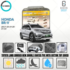 HONDA BRV 2014-PRESENT DOUBLE COAT PVC WITH COTTON CAR COVER