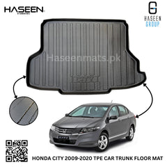 HONDA CITY 2009-2020 TPE PLASTIC TRUNK FLOOR MAT