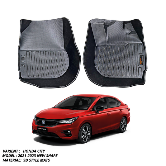 HONDA CITY 2021-2024 LUXURY 9D PLASTIC FLOOR MAT