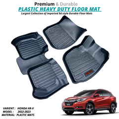 HONDA HR-V 2022-2024 LUXURY 9D PLASTIC FLOOR MAT