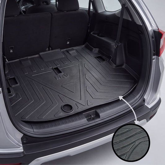 Honda BR-V 2016-2026 TPE Trunk Mat – Diggi Tray Boot Liner, Custom Fit Waterproof | Haseen