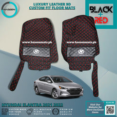 HYUNDAI ELANTRA 2021-2024 LUXURY 9D LEATHER FLOOR MAT