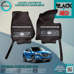 HYUNDAI TUCSON 2019-2024 LUXURY 9D LEATHER FLOOR MAT