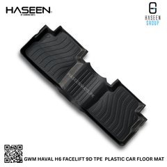 Custom-fit 9D TPE floor mats for Haval H6 Facelift 2021, 2022, 2023, 2024, and 2025 models.