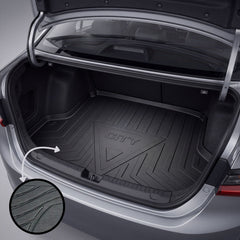 Honda City 2021-2026 TPE Trunk Mat – Diggi Tray Boot Liner, Custom Fit Waterproof | Haseen
