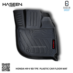 Honda HR-V luxury 9D TPE mats for comfort, waterproof and dirt-resistant.