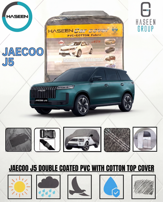 SEO-friendly ALT TEXT examples for the Jaecoo J5 (Top Cover / Top Variant) on [Shopify](https://www.shopify.com?utm_source=chatgpt.com):

* Jaecoo J5 Top Cover compact SUV front exterior view
* White Jaecoo J5 top variant luxury SUV parked outdoors
* Jaecoo J5 Top Cover premium compact SUV side profile
* 2026 Jaecoo J5 Top Cover modern urban SUV design
* Jaecoo J5 Top Cover LED headlights close-up detail
* Rear view of Jaecoo J5 Top Cover stylish SUV
* Jaecoo J5 Top Cover interior dashboard and infotainment