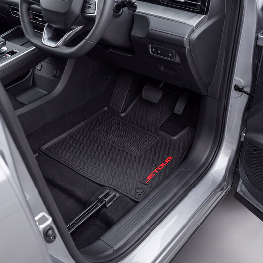 Jetour Dashing Latex Rubber PVC Floor Mats – Custom Fit Waterproof Heavy Duty | Haseen