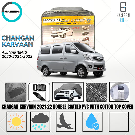 CHANGAN KARVAAN 2021-2024 DOUBLE COATED PVC WITH COTTON CAR COVER