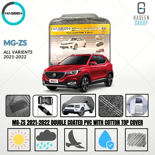 MG ZS 2021-PRESENT DOUBLE COAT PVC WITH COTTON CAR COVER