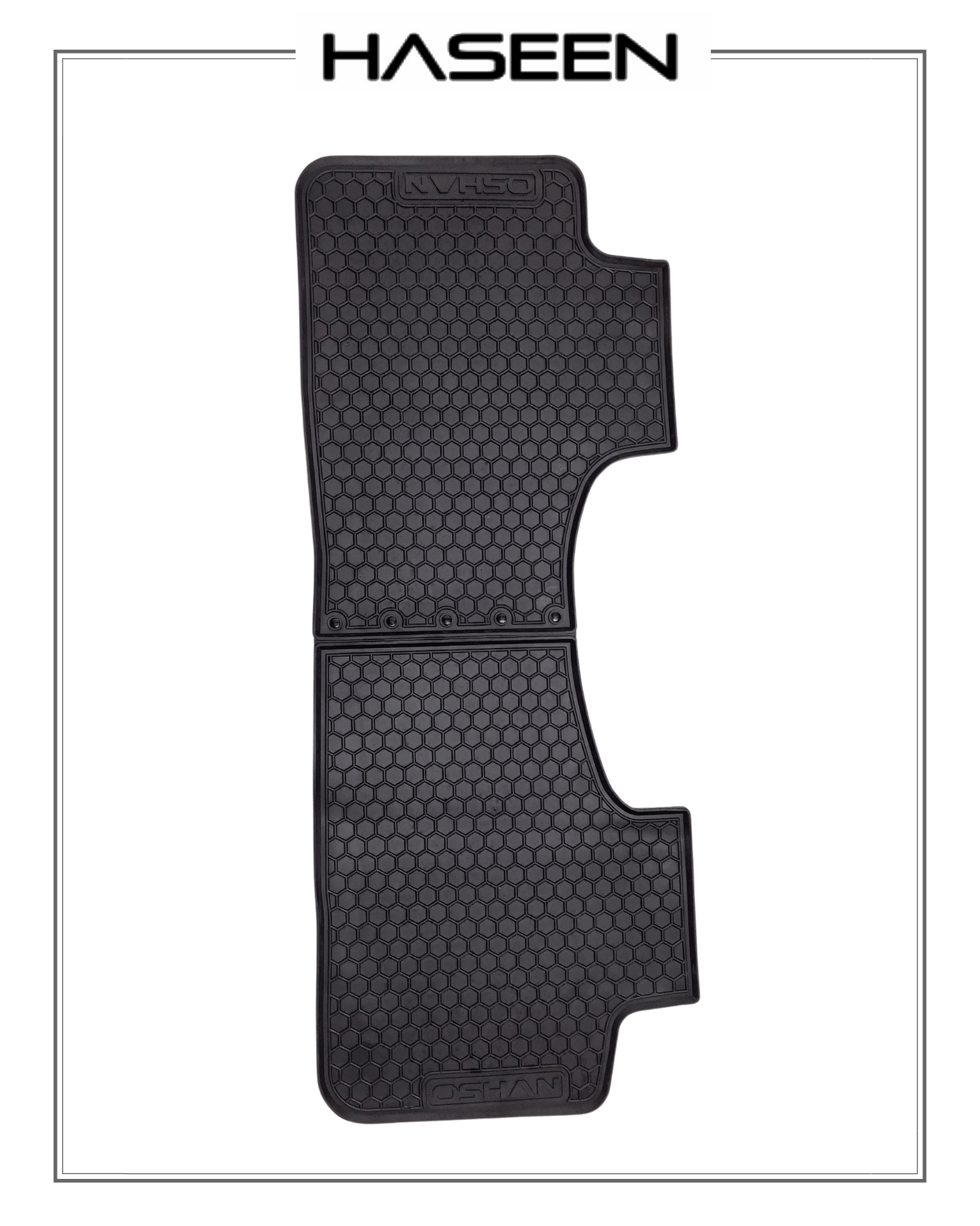 CHANGAN OSHAN X7 2022 - 2024 LATEX RUBBER CAR FLOOR MAT - haseenmats.pk