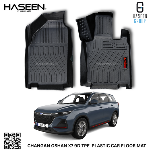 CHANGAN OSHAN X7 9D TPE PLASTIC HEAVY DUTY CAR FLOOR MAT