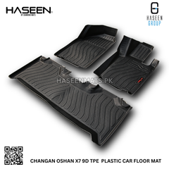 CHANGAN OSHAN X7 9D TPE PLASTIC HEAVY DUTY CAR FLOOR MAT