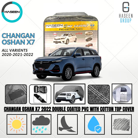 CHANGAN OSHAN X7 2022-2024 DOUBLE COATED PVC WITH COTTON CAR COVER