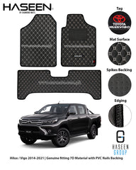 TOYOTA HILUX 2014-PRESENT 7D LUXURY CAR FLOOR MAT