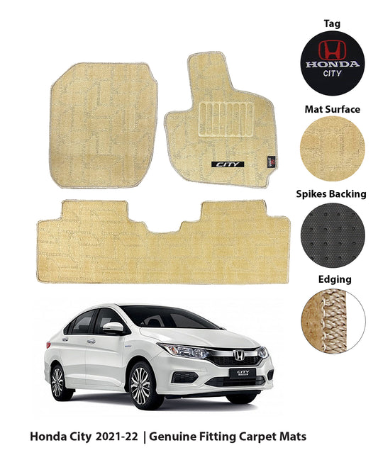 HONDA CITY 2021-PRESENT PREMIUM CARPET CAR FLOOR MAT