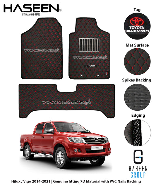 TOYOTA HILUX 2014-PRESENT 7D LUXURY CAR FLOOR MAT