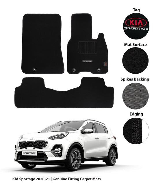 KIA SPORTAGE 2020-PRESENT EXECUTIVE CARPET CAR FLOOR MAT