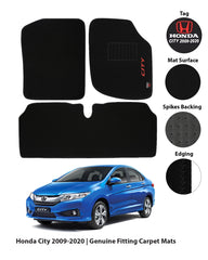 HONDA CITY 2009-2020 EXECUTIVE SIDE LOGO CARPET CAR FLOOR MAT