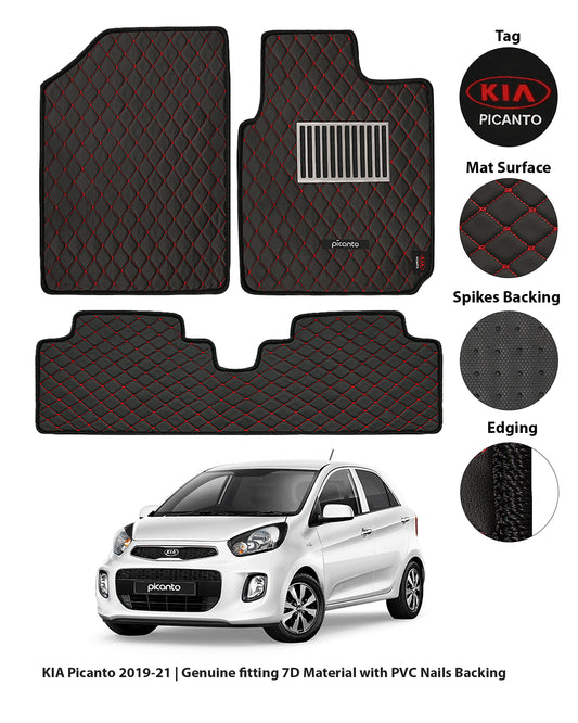 KIA PICANTO 2019-PRESENT 7D LUXURY CAR FLOOR MAT