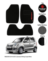 SUZUKI WAGON R 2014-PRESENT SIDE LOGO CARPET CAR FLOOR MAT