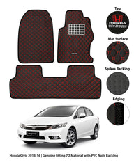 HONDA CIVIC 2013-2015 REBIRTH 7D LUXURY CAR FLOOR MAT