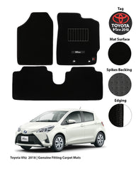 TOYOTA VITZ 2014-PRESENT EXECUTIVE CARPET CAR FLOOR MAT