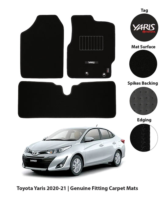 TOYOTA YARIS 2021-PRESENT EXECUTIVE CARPET CAR FLOOR MAT