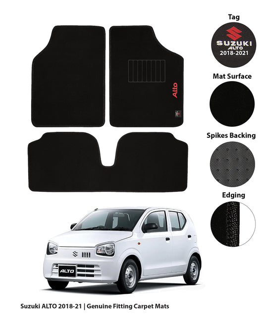 SUZUKI ALTO 2018-PRESENT EXECUTIVE SIDE LOGO CARPET CAR FLOOR MAT