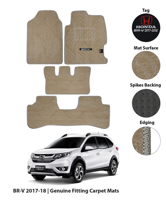 HONDA BR-V 2016-21 PREMIUM CARPET CAR FLOOR MAT