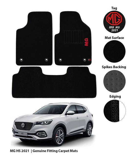 MG HS 2021-PRESENT EXECUTIVE SIDE LOGO CARPET CAR FLOOR MAT