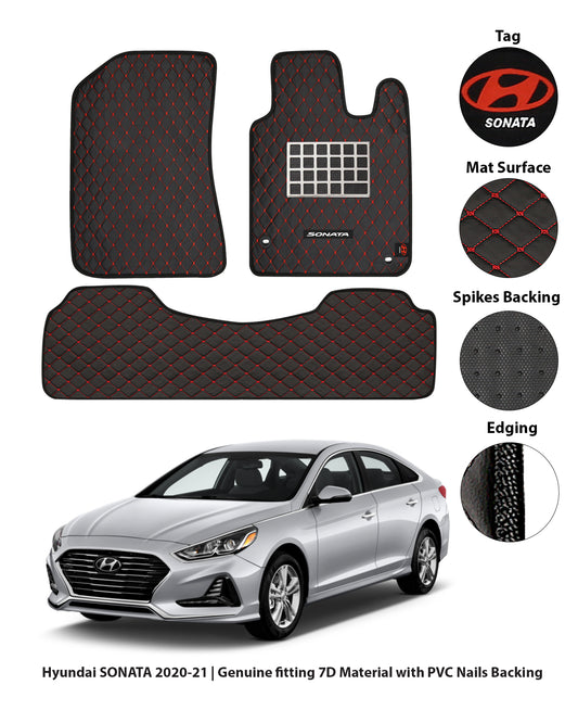 HYUNDAI SONATA 2021-PRESENT 7D LUXURY CAR FLOOR MAT