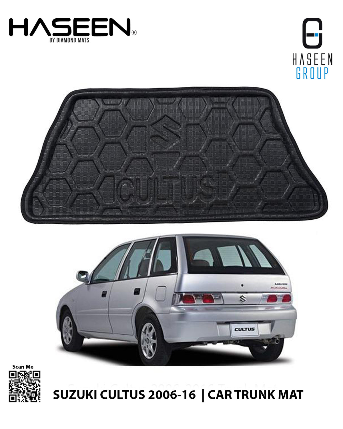 SUZUKI CULTUS OLD 2006-2016 CAR TRUNK EVA MAT