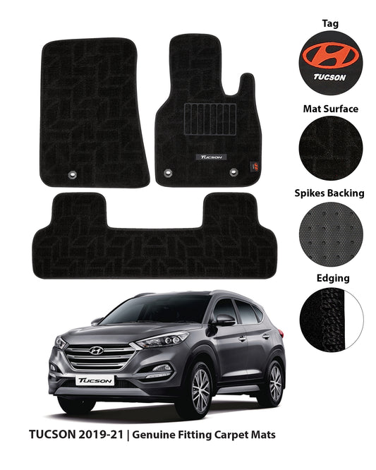 HYUNDAI TUCSON 2019-PRESENT PREMIUM CARPET CAR FLOOR MAT