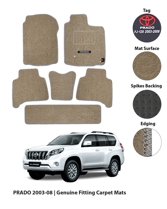 TOYOTA PRADO 2003-2008 PREMIUM CARPET CAR FLOOR MAT