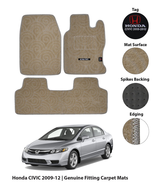 HONDA CIVIC 2009-12 REBORN PREMIUM CARPET CAR FLOOR MAT