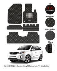 KIA SORENTO 2021-PRESENT 7D LUXURY CAR FLOOR MAT