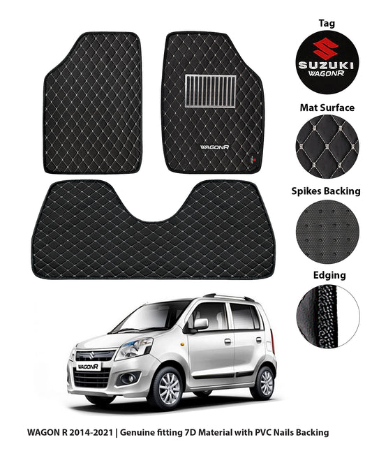 SUZUKI WAGON R 2014-2024 7D LUXURY CAR FLOOR MAT