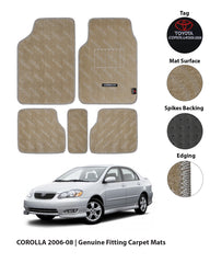 TOYOTA COROLLA 2002-2008 CAR FLOOR MAT