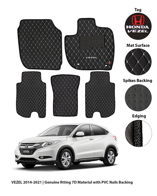 HONDA VEZEL 2014-2021 7D LUXURY CAR FLOOR MAT