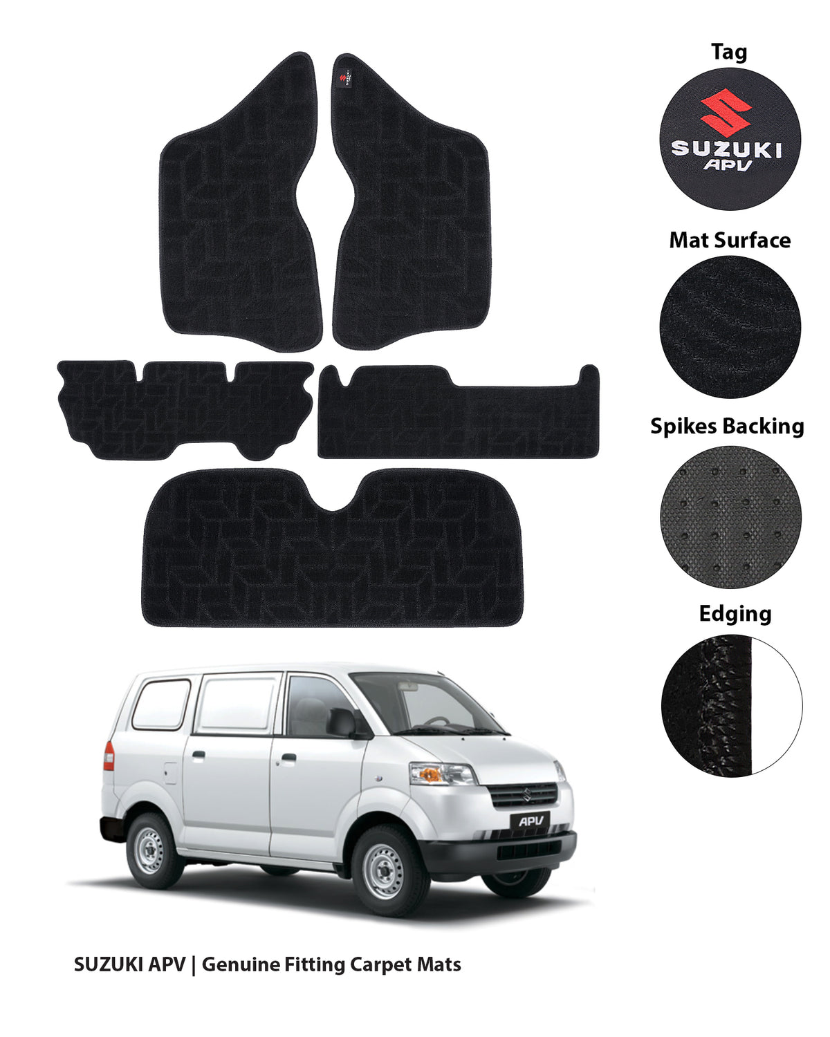 SUZUKI APV PREMIUM CARPET CAR FLOOR MAT