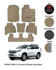 TOYOTA PRADO 2009-2021 PREMIUM CARPET CAR FLOOR MAT