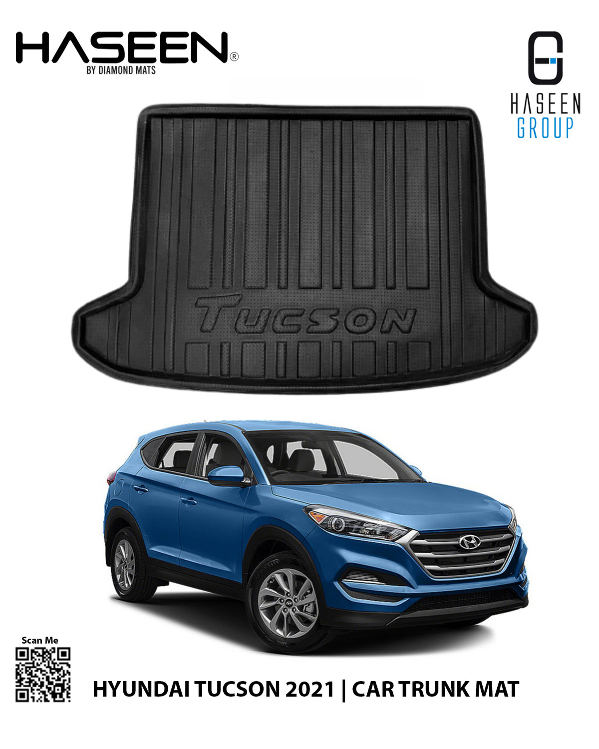 HYUNDAI TUCSON 2021-PRESENT CAR TRUNK EVA MAT