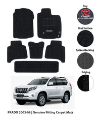 TOYOTA PRADO 2003-2008 PREMIUM CARPET CAR FLOOR MAT